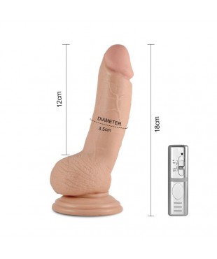 Dildo Real Extreme con Vibracion 7 Natural