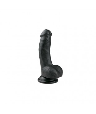 Pene Realístico Negro - 15 cm