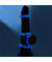 Lumino Play Set 4 Anillo para el Pene Luz Azul