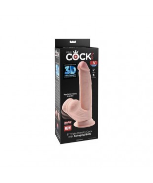 Dildo Triple Densidad Testiculos Oscilantes 8 Dildo Triple Densidad Testiculos Oscilantes 8