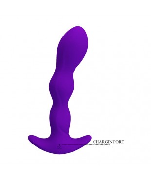 Yale Plug Anal con Vibracion Purpura Yale Plug Anal con Vibracion Purpura