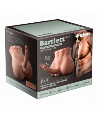 Bertlett Masturbador con Pene y Ano, Vibración y Thrusting