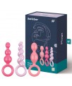 Pack 3 Plugs Silicona Tri Color