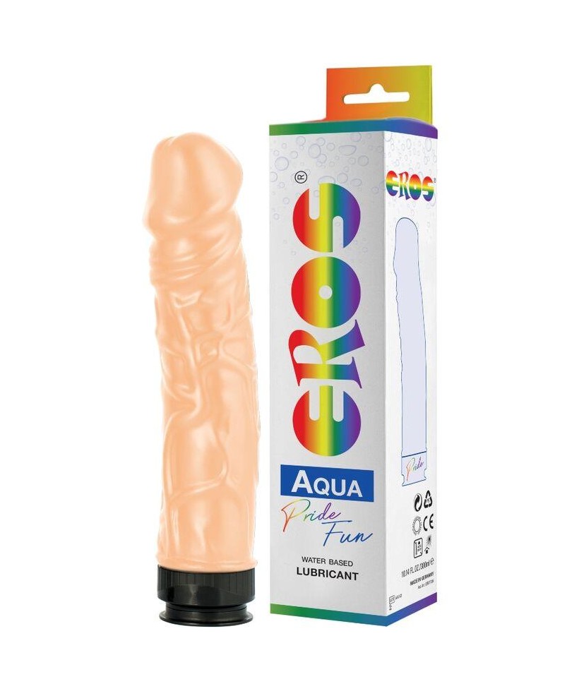 Dildo Pride Fun con Lubricante Aqua 300 ml