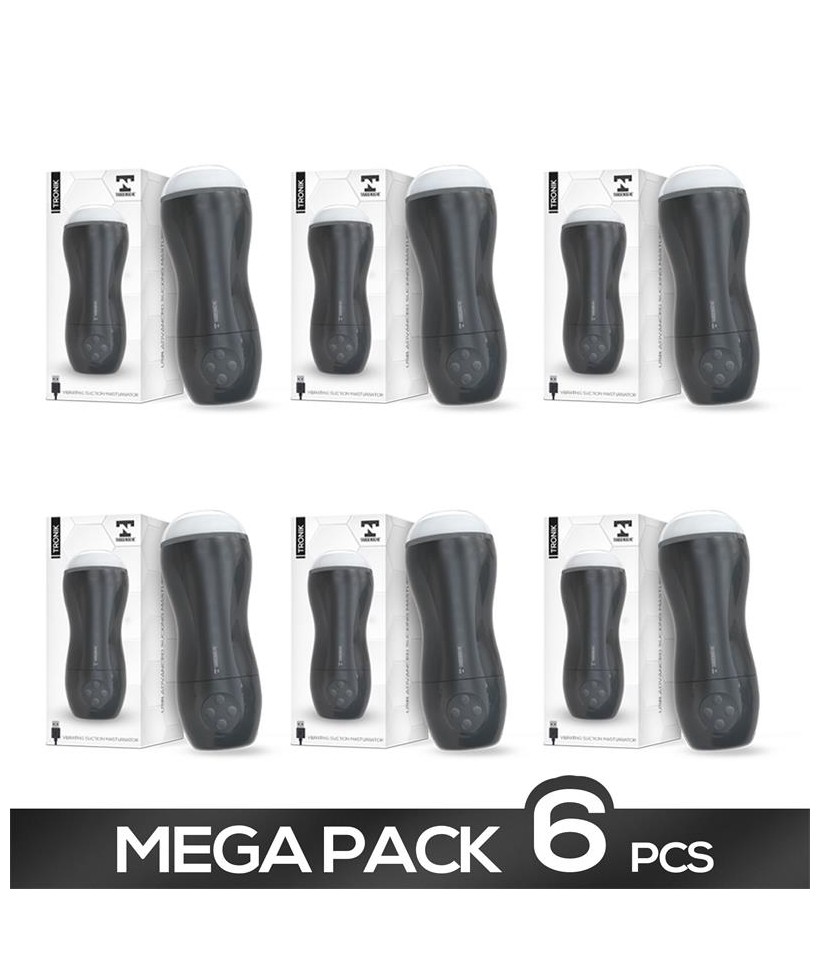 Pack de 6 Tronik 20 Masturbadot con Efecto Succion y Vibracion Pack de 6 Tronik 20 Masturbadot con Efecto Succion y Vibracion
