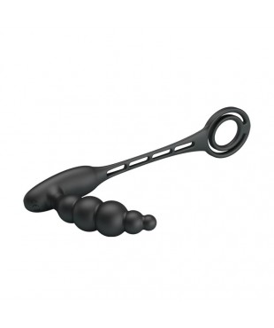 Plug Anal con Anillo para el Pene con Vibracion Plug Anal con Anillo para el Pene con Vibracion