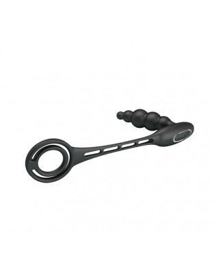 Plug Anal con Anillo para el Pene con Vibracion Plug Anal con Anillo para el Pene con Vibracion