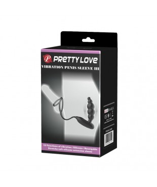 Plug Anal con Anillo para el Pene con Vibracion Plug Anal con Anillo para el Pene con Vibracion