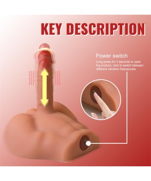 Peel Masturbador con Dildo y Ano Ass con Vibracion y Thrusting Peel Masturbador con Dildo y Ano Ass con Vibracion y Thrusting