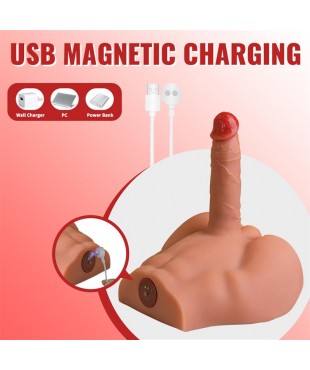 Peel Masturbador con Dildo y Ano Ass con Vibracion y Thrusting Peel Masturbador con Dildo y Ano Ass con Vibracion y Thrusting