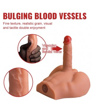 Peel Masturbador con Dildo y Ano Ass con Vibracion y Thrusting Peel Masturbador con Dildo y Ano Ass con Vibracion y Thrusting