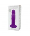 Dildo Doble Densidad con Vibracion Hitsens 3 7 S03 M Purpura