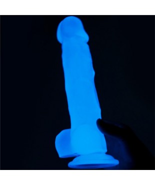 Dildo 8.5 Lumino Luz Azul