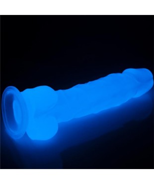 Dildo 85 Lumino Luz Azul Dildo 85 Lumino Luz Azul