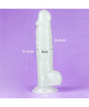 Dildo 85 Lumino Luz Azul Dildo 85 Lumino Luz Azul