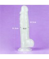 Dildo 85 Lumino Luz Azul