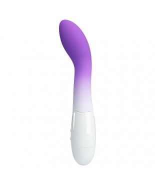Bishop Vibrador Blanco y Púrpura