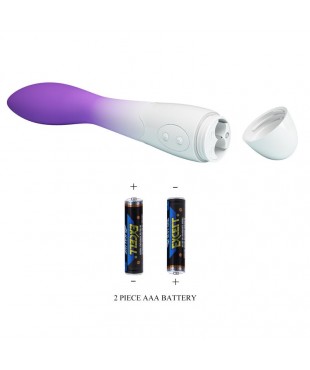 Bishop Vibrador Blanco y Purpura Bishop Vibrador Blanco y Purpura