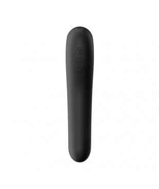 Dual Kiss Succionador y Vibrador 2 en 1 Negro