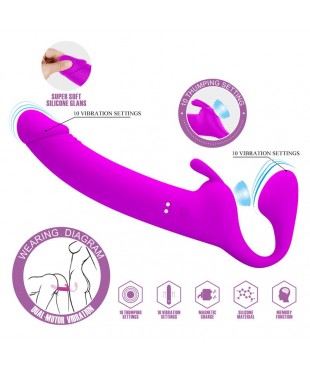 Zanini Vibrador sin Arnés Silicona