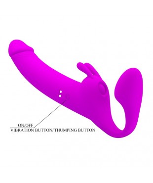 Zanini Vibrador sin Arnes Silicona Zanini Vibrador sin Arnes Silicona