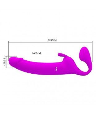 Zanini Vibrador sin Arnes Silicona Zanini Vibrador sin Arnes Silicona