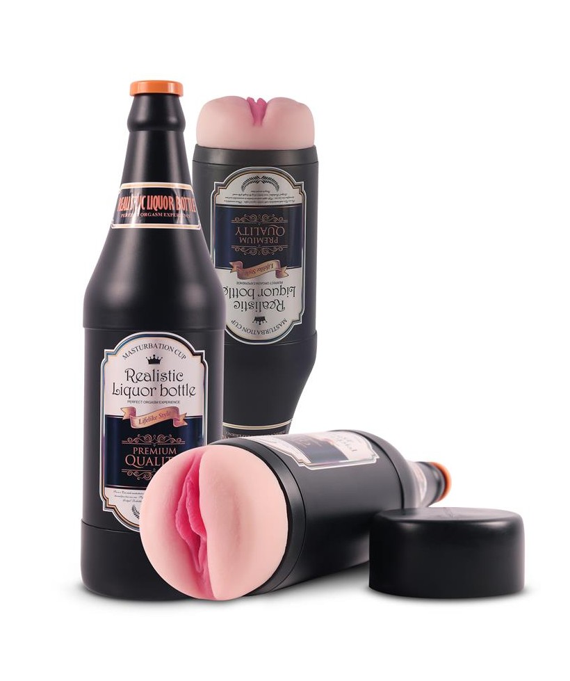 Masturbador Masculino Vagina Sonya Botella Cerveza Masturbador Masculino Vagina Sonya Botella Cerveza