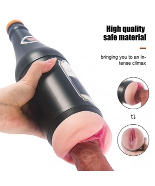 Masturbador Masculino Vagina Sonya Botella Cerveza Masturbador Masculino Vagina Sonya Botella Cerveza