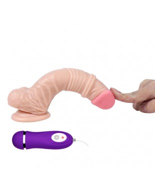 Thunder Dildo con 20 Modos de Vibracion con Control Remoto