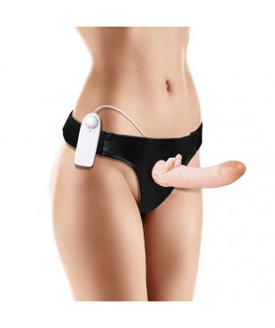 Hybee Dildo con Dildo Realista Hueco y Vibracion con Control Remoto Hybee Dildo con Dildo Realista Hueco y Vibracion con Control Remoto