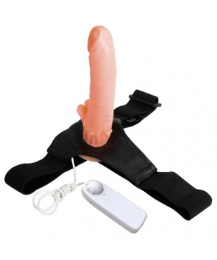 Hybee Dildo con Dildo Realista Hueco y Vibracion con Control Remoto Hybee Dildo con Dildo Realista Hueco y Vibracion con Control Remoto