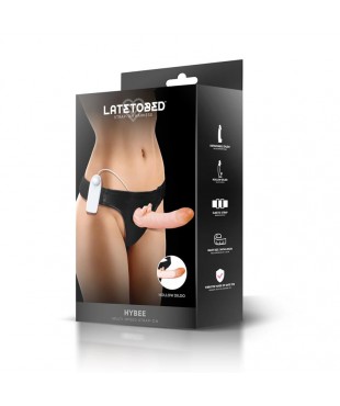 Hybee Dildo con Dildo Realista Hueco y Vibracion con Control Remoto Hybee Dildo con Dildo Realista Hueco y Vibracion con Control Remoto
