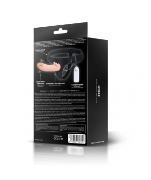 Hybee Dildo con Dildo Realista Hueco y Vibracion con Control Remoto Hybee Dildo con Dildo Realista Hueco y Vibracion con Control Remoto