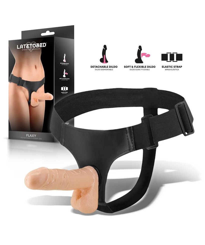 Flaxy Arnes con Dildo Flexible Desmontable Flaxy Arnes con Dildo Flexible Desmontable