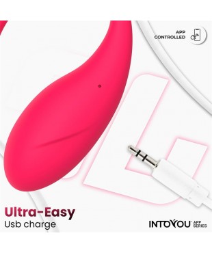 Bulby Huevo Vibrador con APP Rosa Intenso Bulby Huevo Vibrador con APP Rosa Intenso