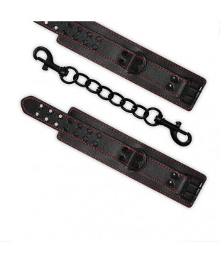 Esposas de Tobillos Bondage Negro Esposas de Tobillos Bondage Negro