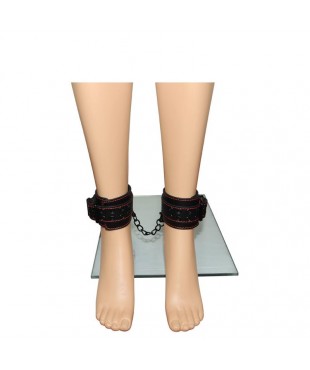 Esposas de Tobillos Bondage Negro Esposas de Tobillos Bondage Negro