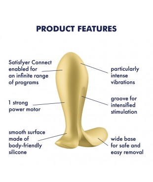 Plug Anal con Vibracion APP Satisfyer Connect Intensity Plug Plug Anal con Vibracion APP Satisfyer Connect Intensity Plug