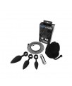 Set de 4 Plugs Entrenamiento Anal con Vibracion