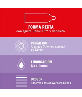 Preservatviso Sensitivo Contacto Total 12ud Preservatviso Sensitivo Contacto Total 12ud