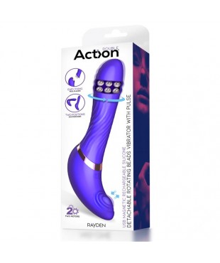 Rayden Vibrador con Pulsacion y Bolas Internas Desmontable Dos Posiciones Rayden Vibrador con Pulsacion y Bolas Internas Desmontable Dos Posiciones