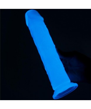 Dildo Lumino 8 Luz Azul Dildo Lumino 8 Luz Azul