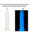 Dildo Lumino 8 Luz Azul