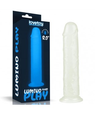 Dildo Lumino 8 Luz Azul Dildo Lumino 8 Luz Azul
