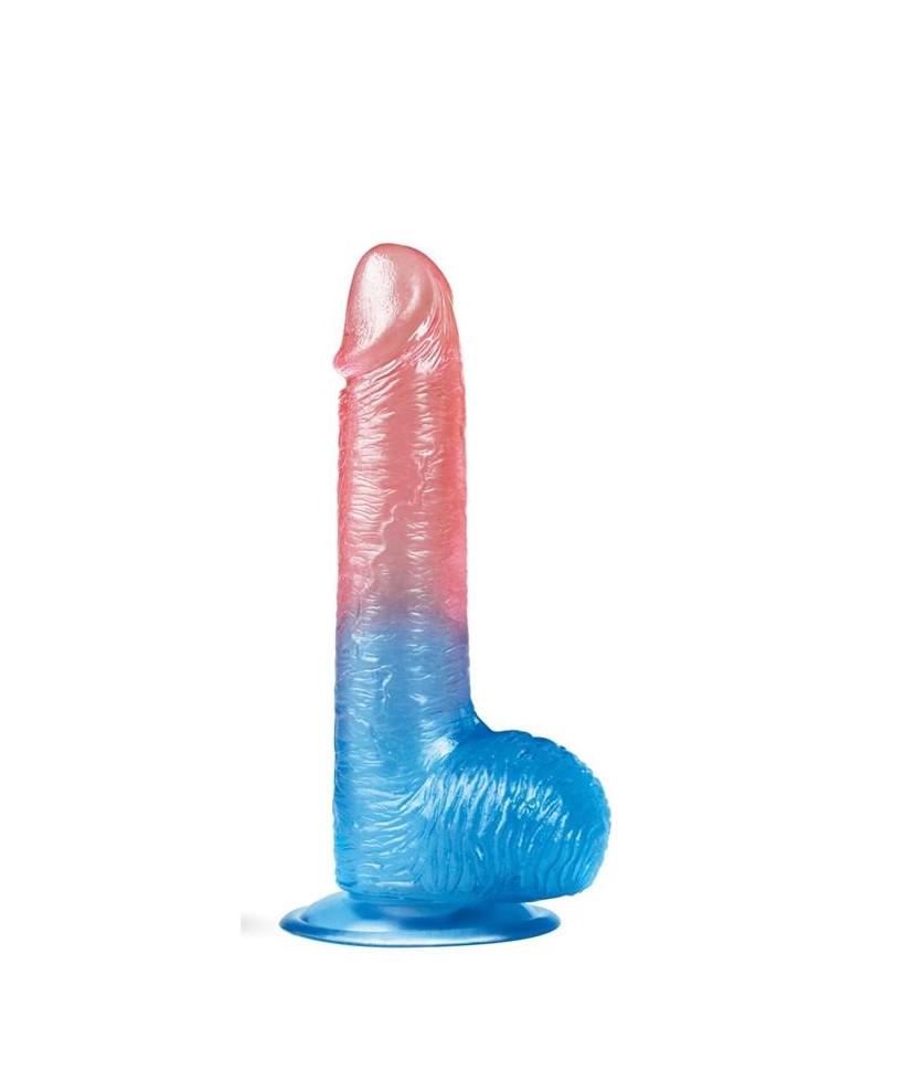 Dildo Dazzle Studs 75 Rosa y Azul Dildo Dazzle Studs 75 Rosa y Azul