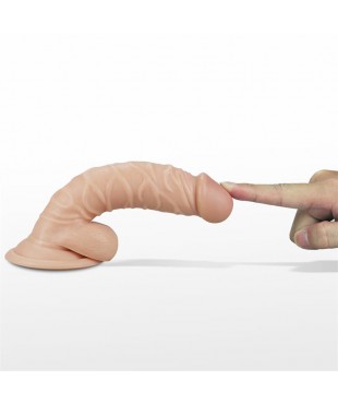 Dildo Real Extreme con Vibracion 75 Natural Dildo Real Extreme con Vibracion 75 Natural