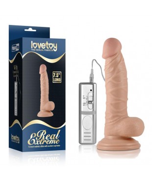 Dildo Real Extreme con Vibracion 75 Natural Dildo Real Extreme con Vibracion 75 Natural