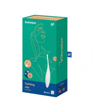 Twirling Joy Estimulador Giratorio con APP Blanco Twirling Joy Estimulador Giratorio con APP Blanco