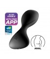 Trendsetter Plug Anal con Vibracion y APP Negro