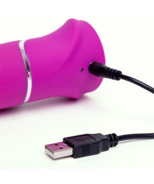 Vibrador Rotador Beaded Punto G Purpura Vibrador Rotador Beaded Punto G Purpura